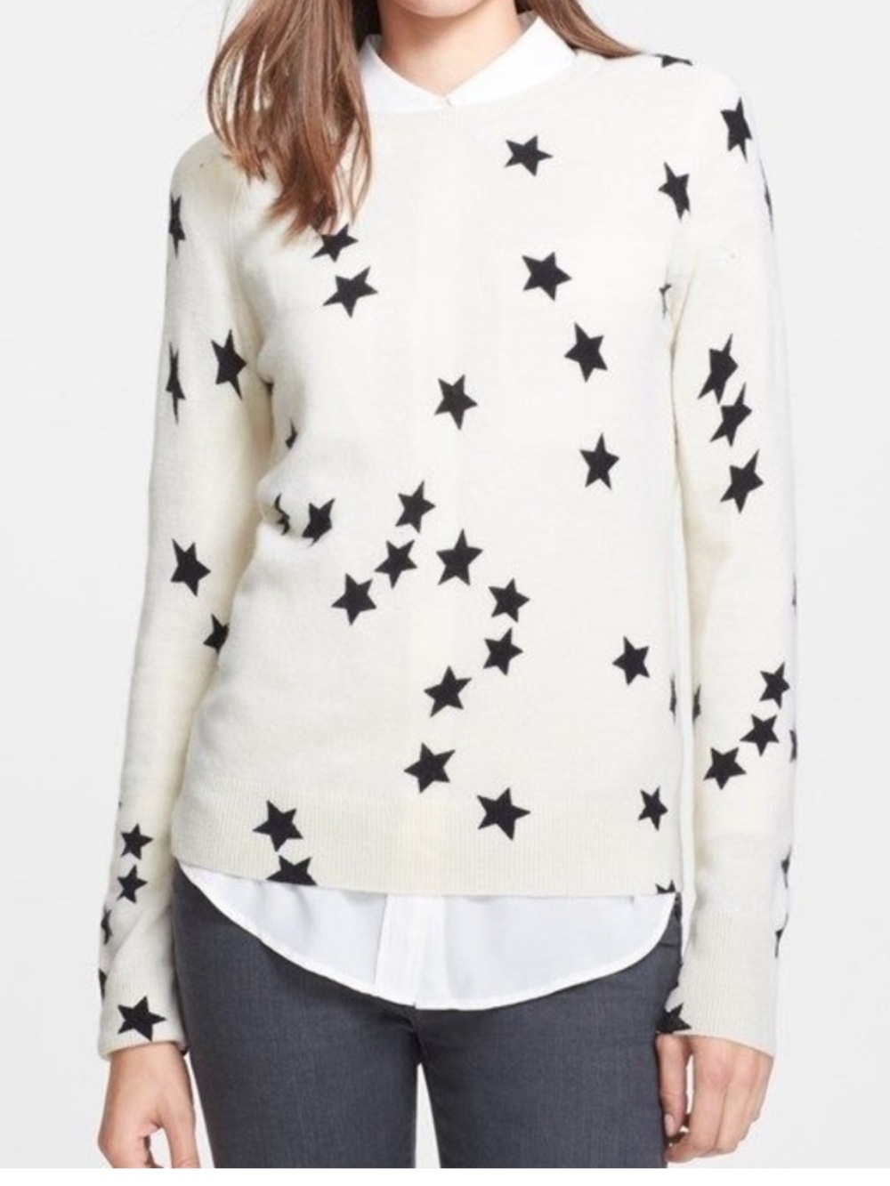 Equipment Sloane Cashmere Star Sweater NWOT SZ XS